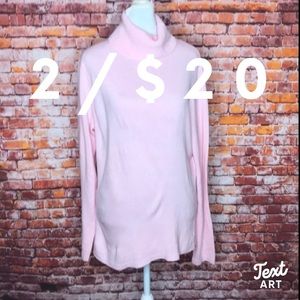 Vintage Studio Works Pink Soft Turtleneck Sweater